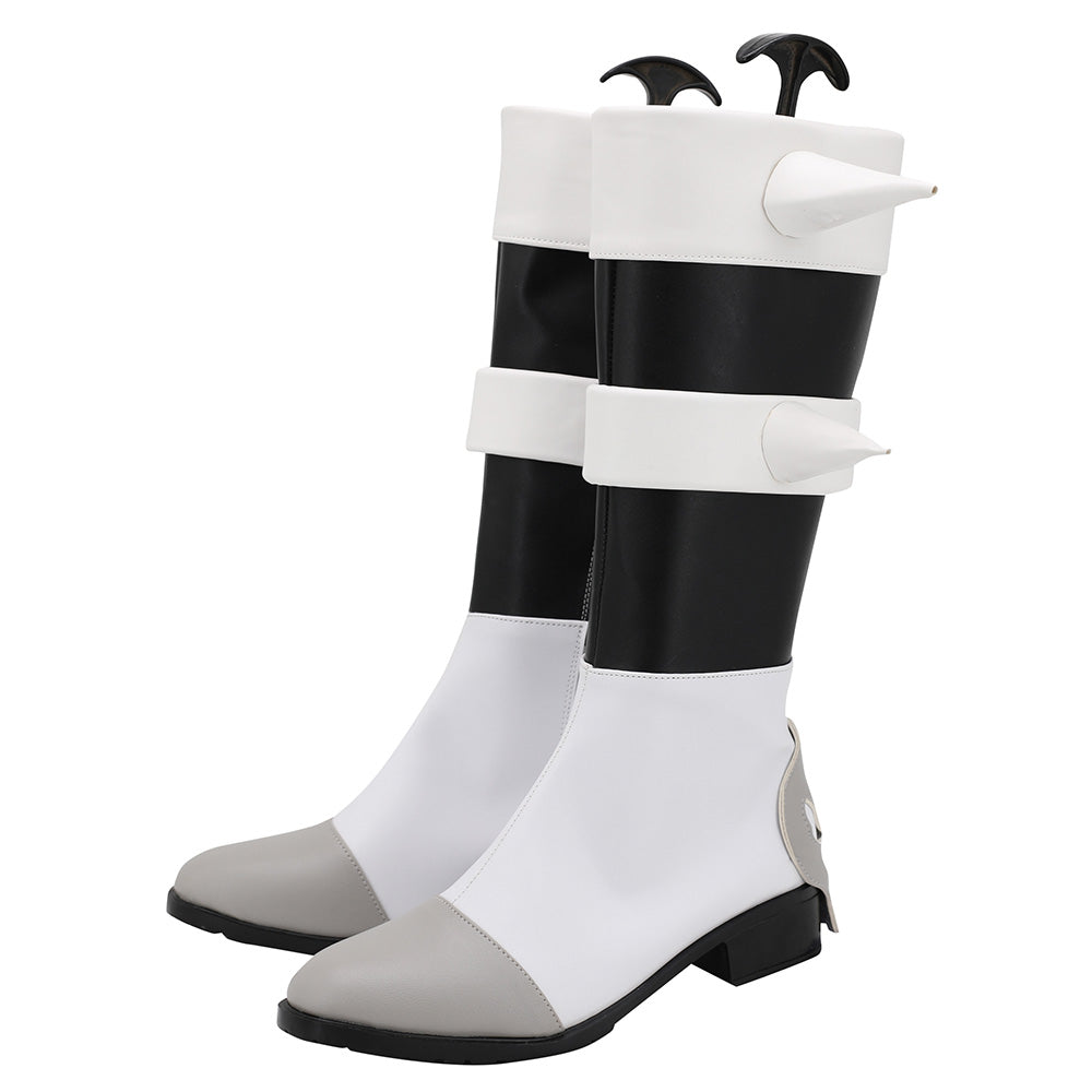 Pokemon Sword And Shield Piers Black Grey Shoes Cosplay Boots Shoes/Boots - Tophatter Daily Deals
