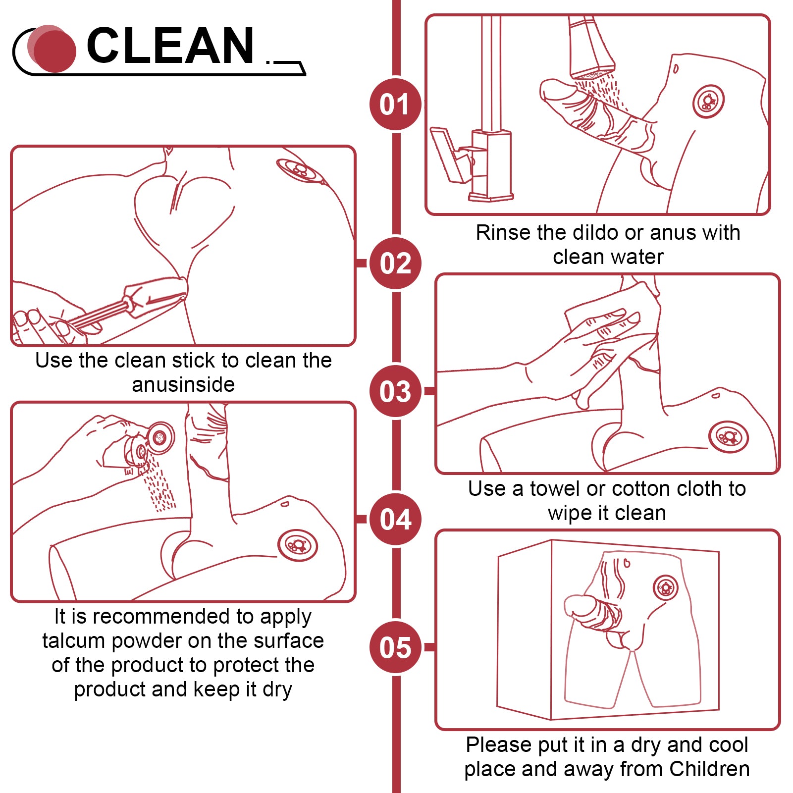 Eronight - Realistic Butt with 7 Inch Thrusting Vibrating Dildo Brown Masturbators - Tophatter Daily Deals