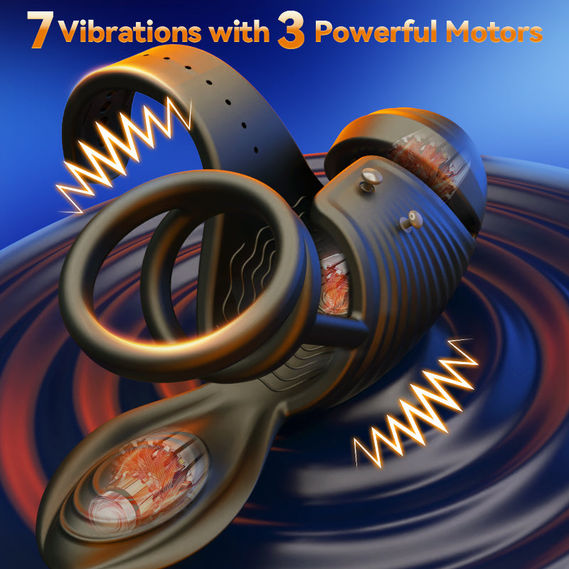 Emma - Delay Ejaculation Desensitization Training 7 Vibration Masturbation Penis Vibrator - Tophatter Daily Deals