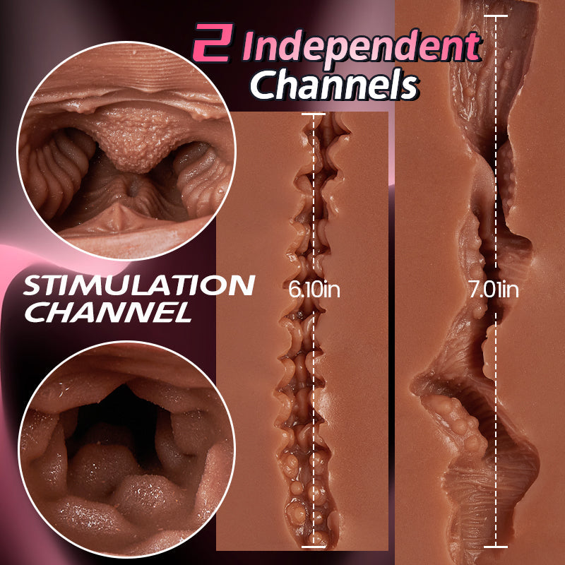 Kalista - Brown Sex Toys for Men Orgasm Life-Sized Pussy Ass Realistic Butt 19.51 Lbs Masturbators - Tophatter Daily Deals