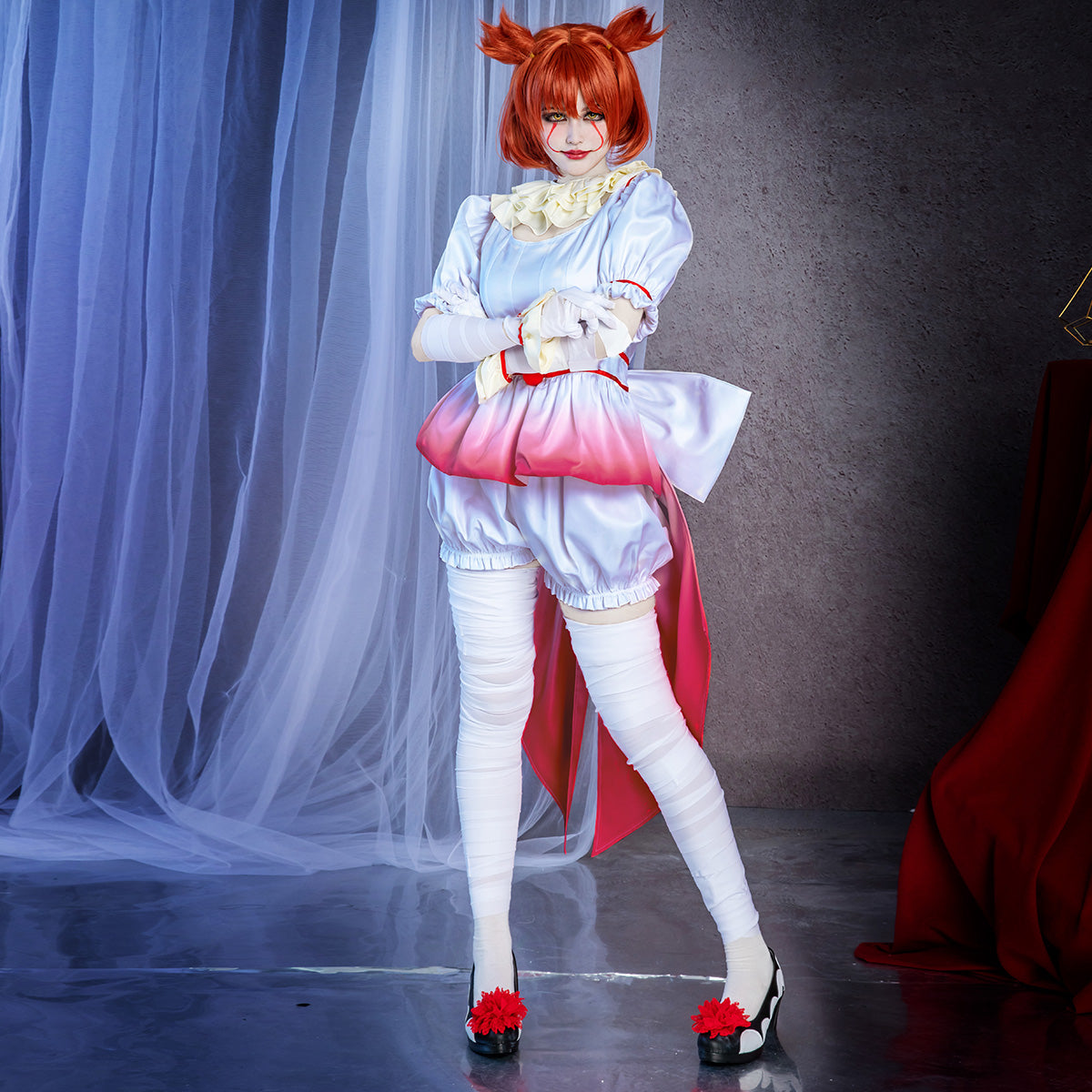 IT Chapter Two Female Penny wise Clown Halloween Party Cosplay Costume Costume - Tophatter Daily Deals