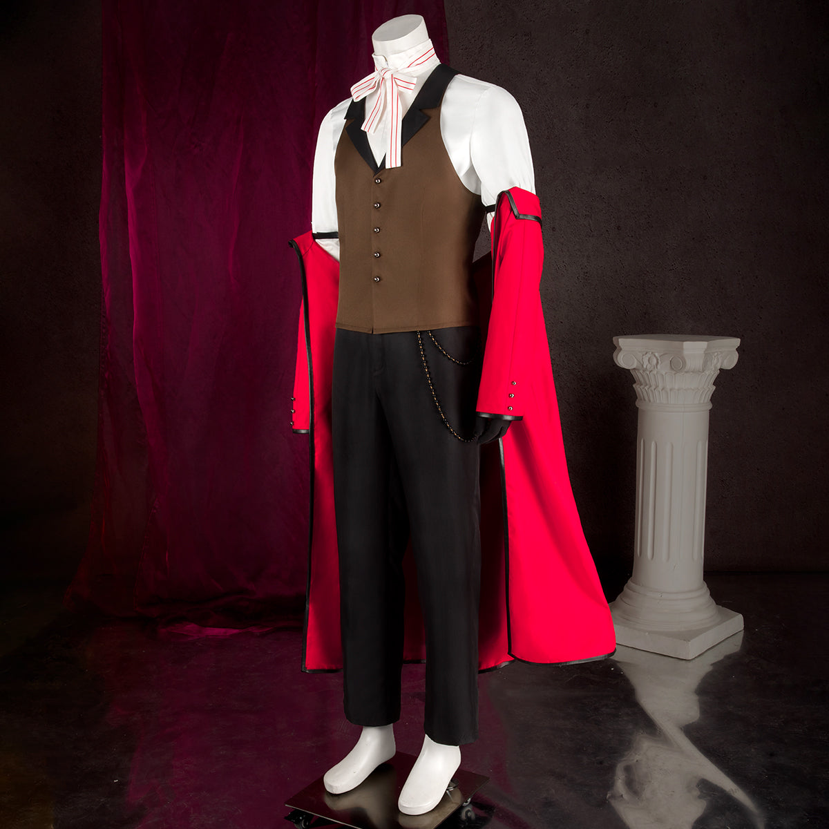 Black Butler Grell Sutcliff Red Butler Shinigami Cosplay Costume Costume - Tophatter Daily Deals