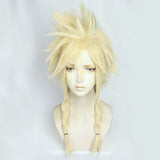 Final Fantasy VII Remake Cloud Strife Girl Ver 2 Golden Cosplay Wig Wig - Tophatter Daily Deals
