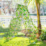 2 Pieces Foldable A-Frame Trellis Plant Supports with Twist Ties Garden & Patio - Tophatter Daily Deals