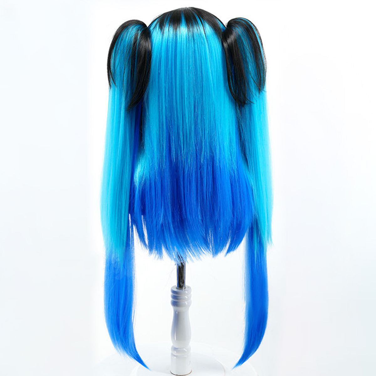 The Hundred Line -Last Defense Academy-Darumi Amemiya Blue Black Cosplay Wig Wig - Tophatter Daily Deals