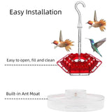 Hummingbird Feeder Ant Proof Outdoor Hanging Easy Perch - Tophatter Daily Deals