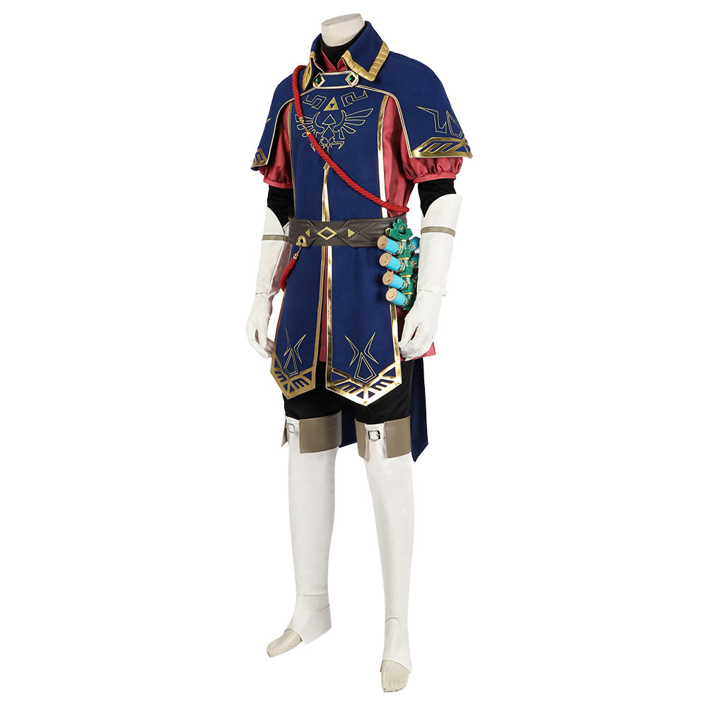 The Legend of Zelda: Tears of the Kingdom Link Royal Guard Uniform Cosplay Costume - Tophatter Daily Deals