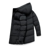 Waterproof Cozy Men's Parka Jacket - Long Quilted, For Cold - Tophatter Daily Deals
