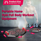 Portable Home Gym Equipment - All-In-One Portable Home Gym Full Body Workout Equipment Exercise & Fitness - Tophatter Daily Deals