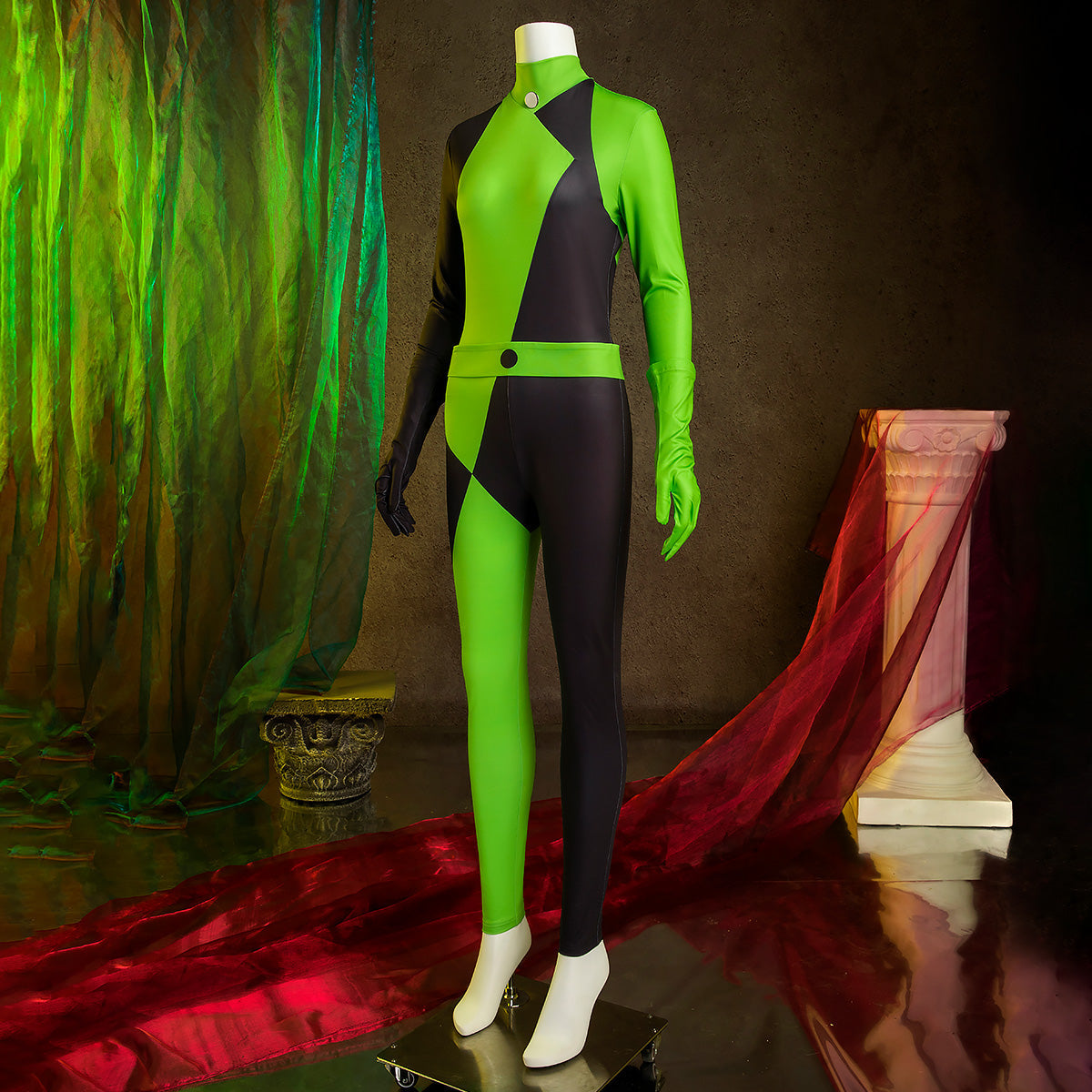 Kim Possible Shego Cosplay Costume - B Edition Costume - Tophatter Daily Deals