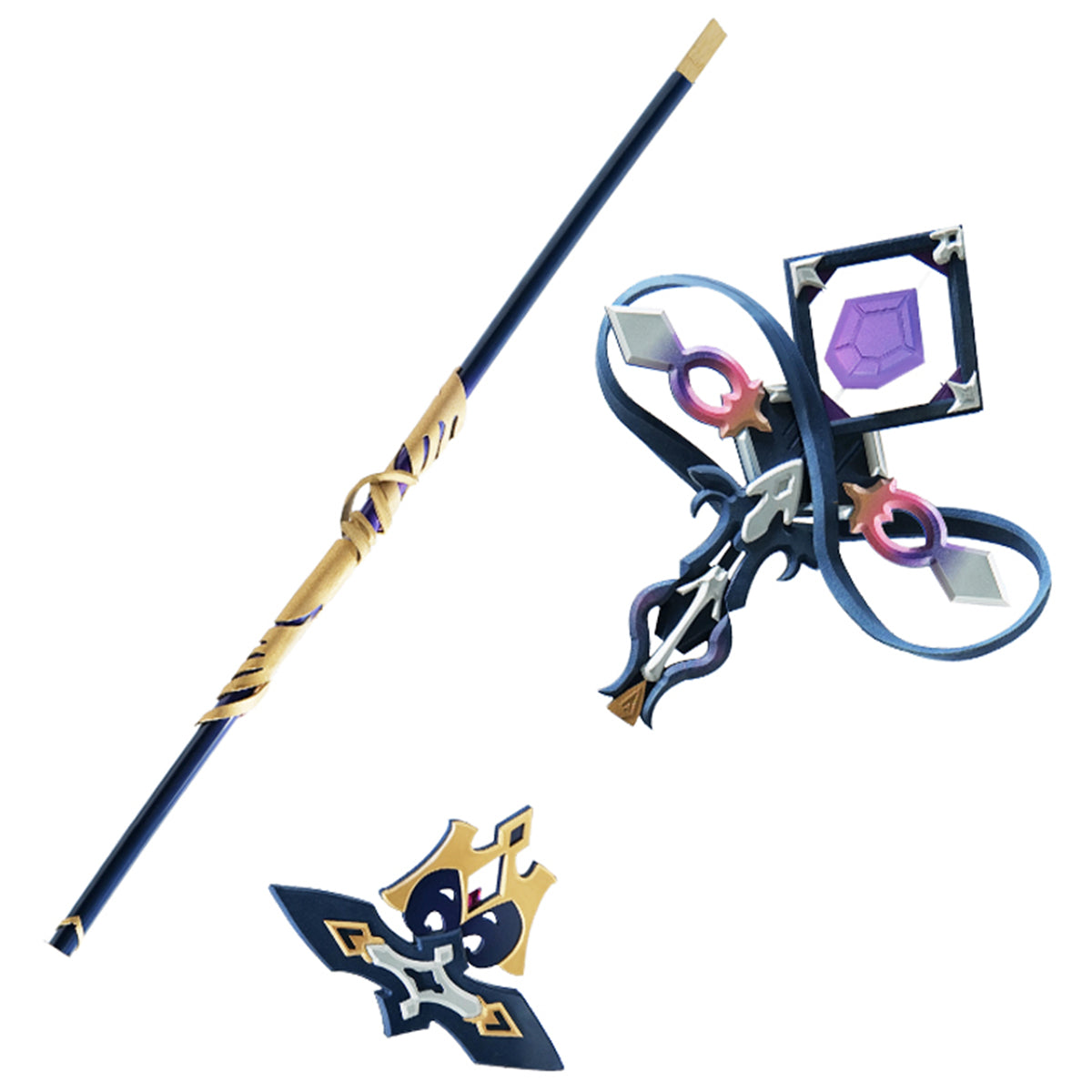 Honkai: Star Rail The Herta Herta Prime Staff Cosplay Weapon Prop Prop - Tophatter Daily Deals