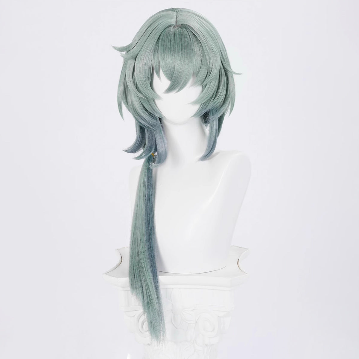 Honkai: Star Rail The Chrysos Heirs Anaxagoras White Green Cosplay Wig Wig - Tophatter Daily Deals