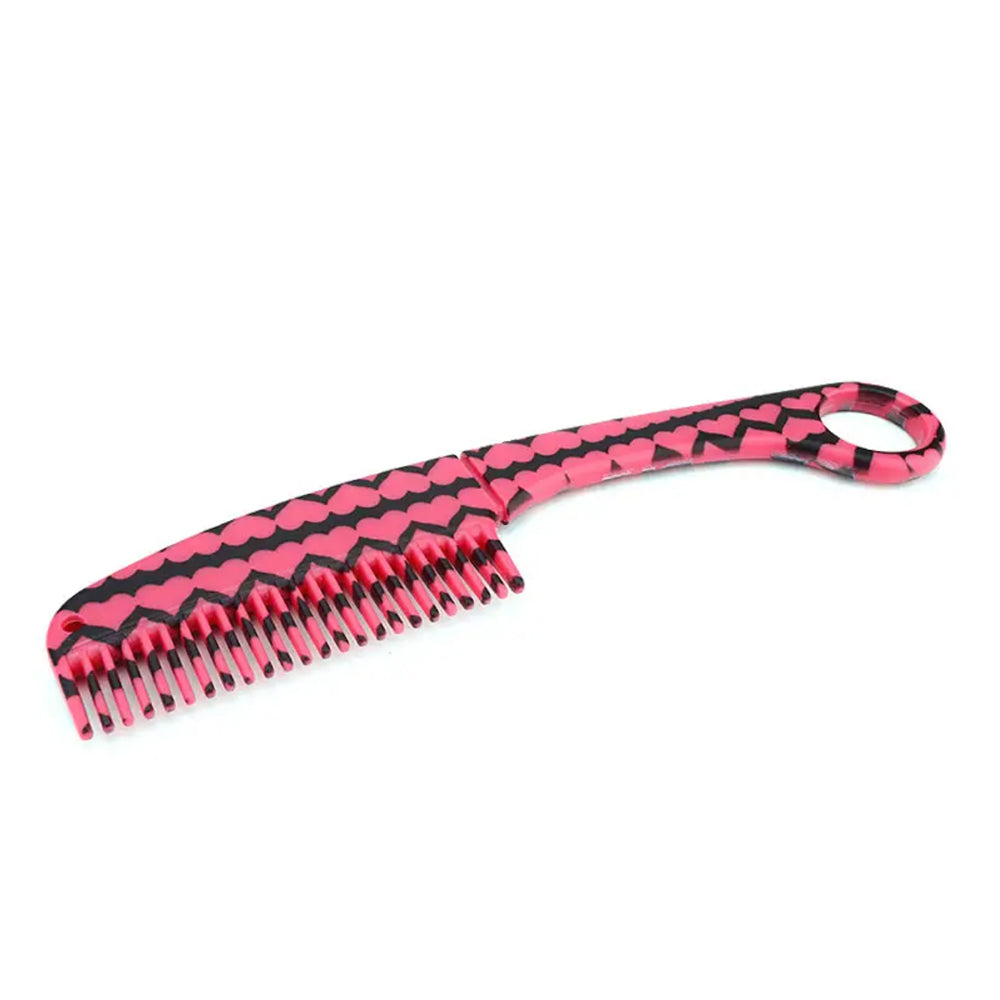 Concealed Comb Knife - Women's Self-Defense Tool Pink Ripple - Tophatter Daily Deals