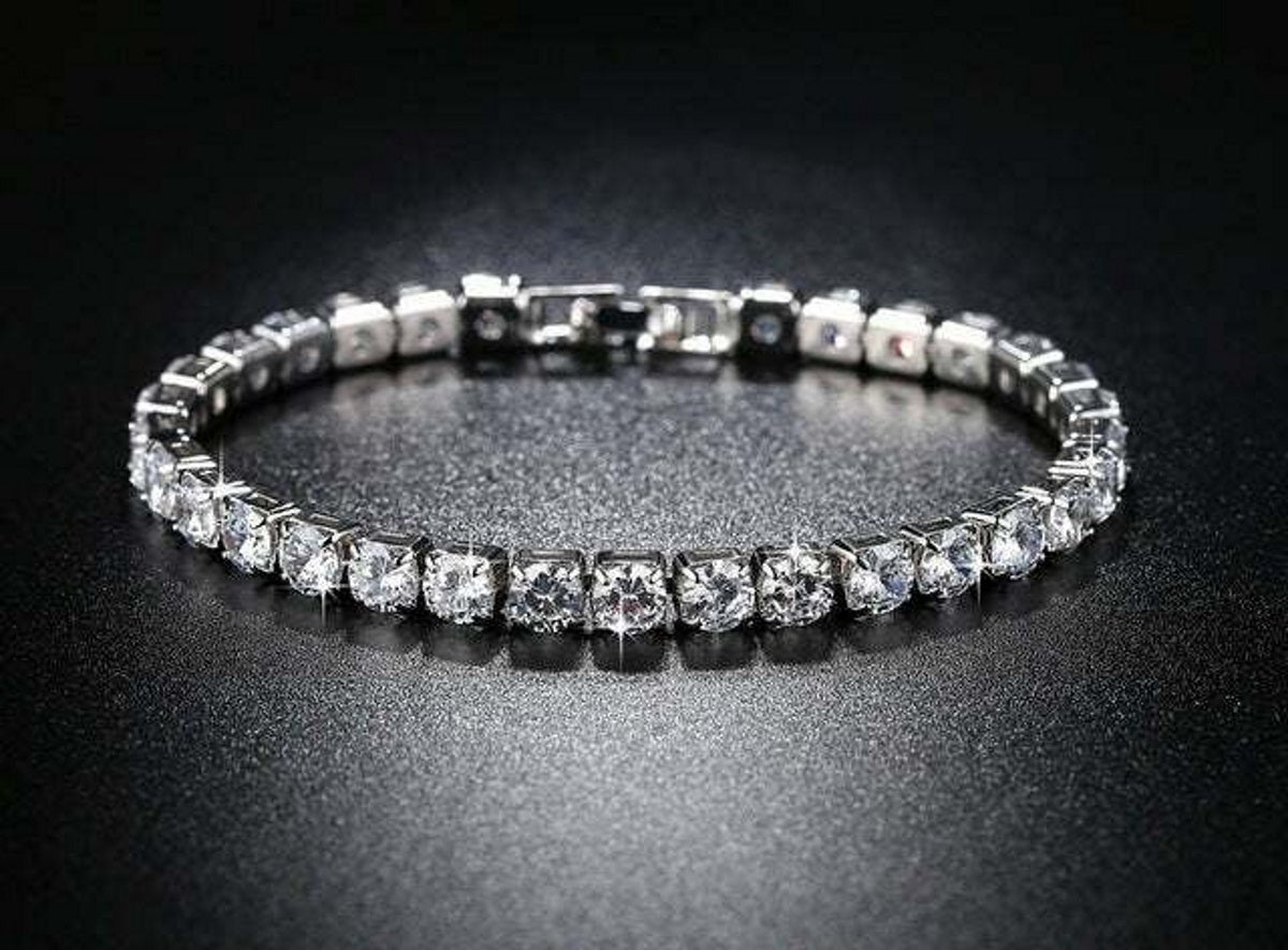 Lindsey Leigh™ Diamond Tennis Bracelet Bracelets - Tophatter Daily Deals