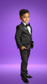 BLACK SUIT FOR Children's BOY CHURCH OR SCHOOL PICTURE 0 - Tophatter Daily Deals