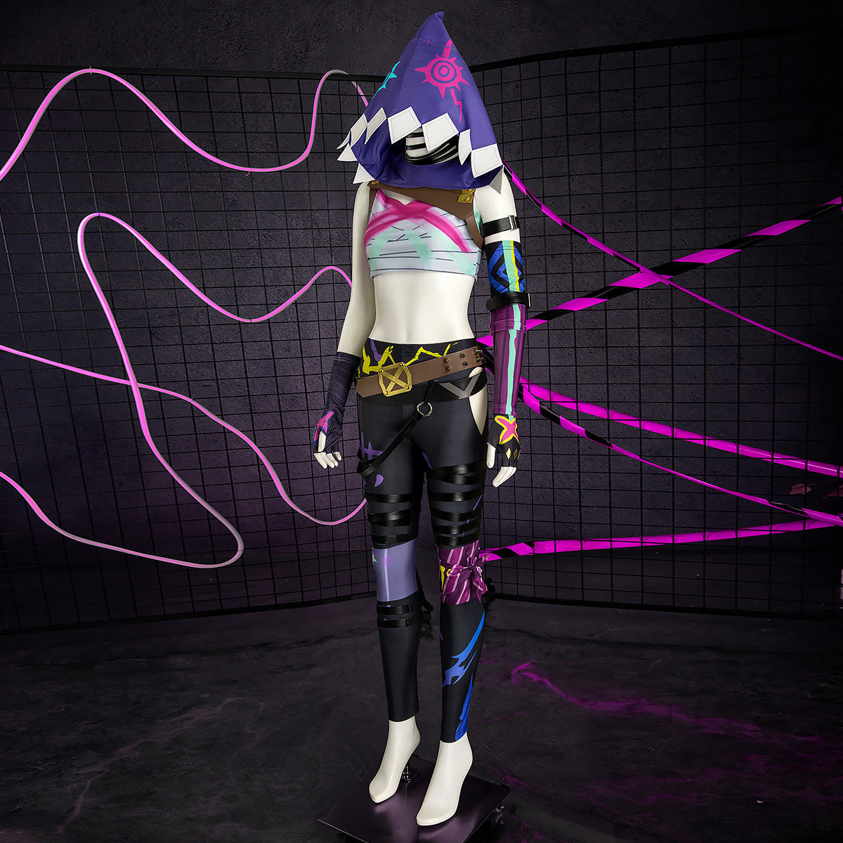 Arcane Season 2 League of Legends LOL Jinx Cosplay Costume Costume - Tophatter Daily Deals