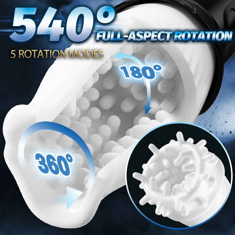 Tornado - 10 Vibration 5 Rotation Automatic Stroker Masturbation Cup - Tophatter Daily Deals