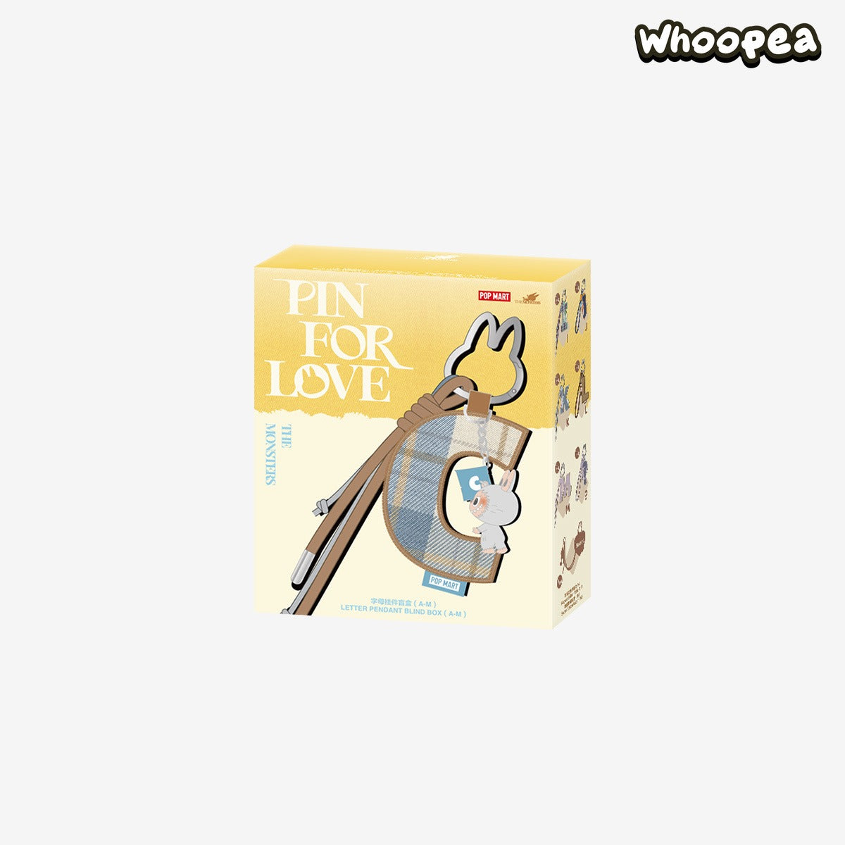 THE MONSTERS Pin for Love Series- Letter Pendant Blind Box (A-M) 1 BOX - Tophatter Daily Deals