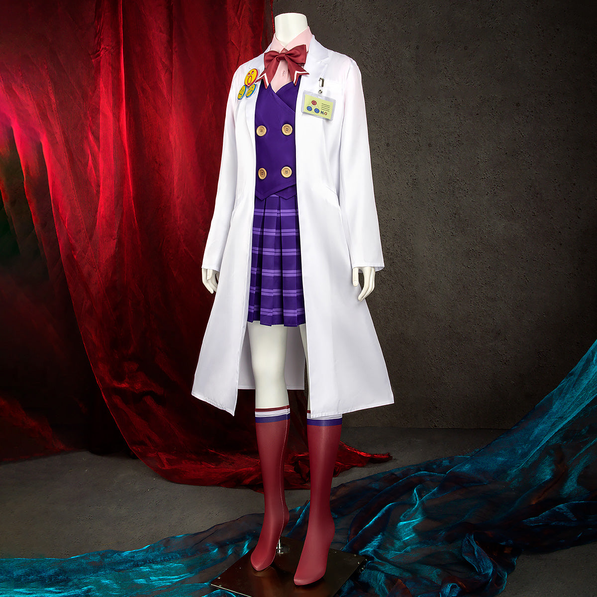 Ace Attorney Gyakuten Saiban Ema Skye Uniform Cosplay Costume - Tophatter Daily Deals