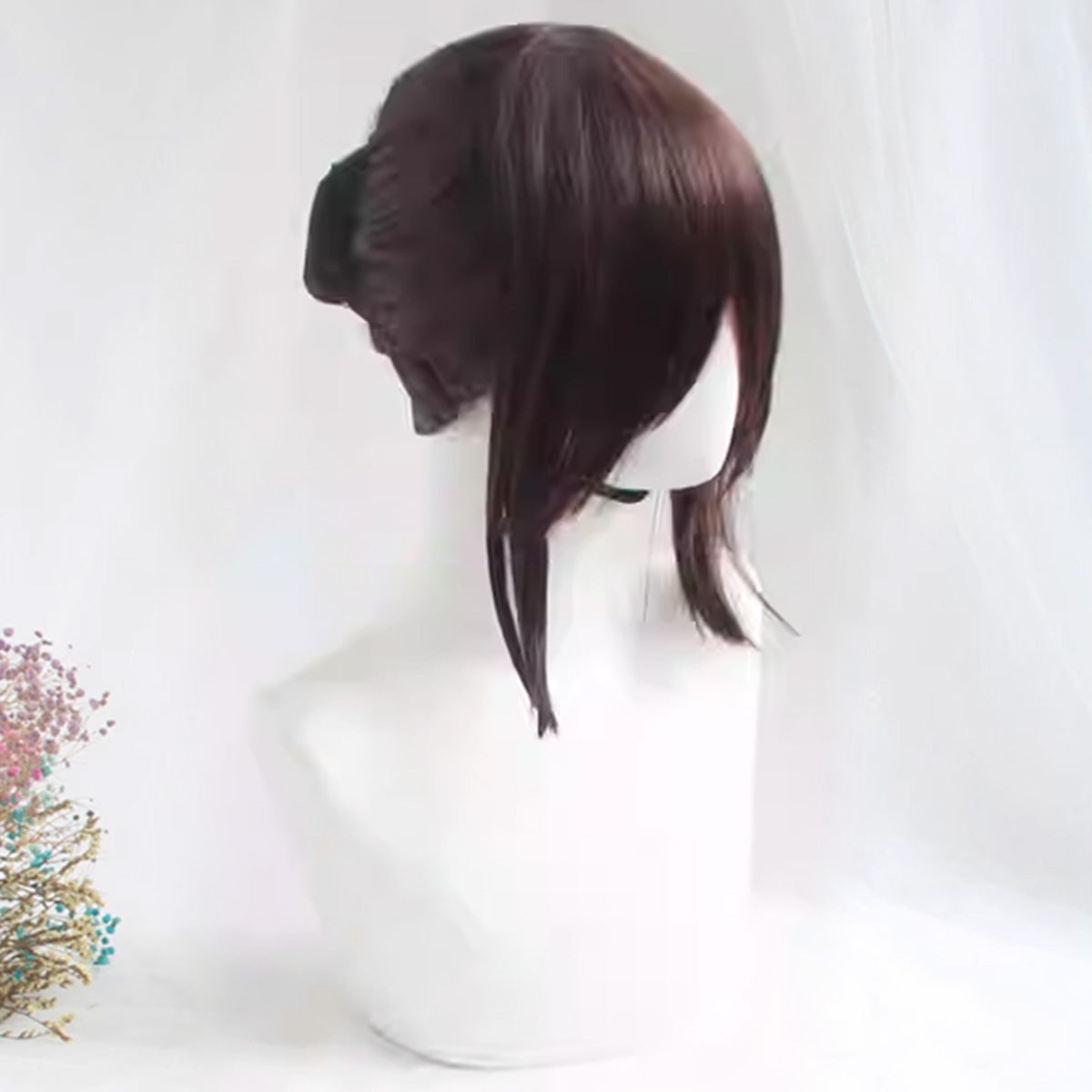 Overwatch OW Dr. Mei Ling Zhou Brown Cosplay Wig Wig - Tophatter Daily Deals