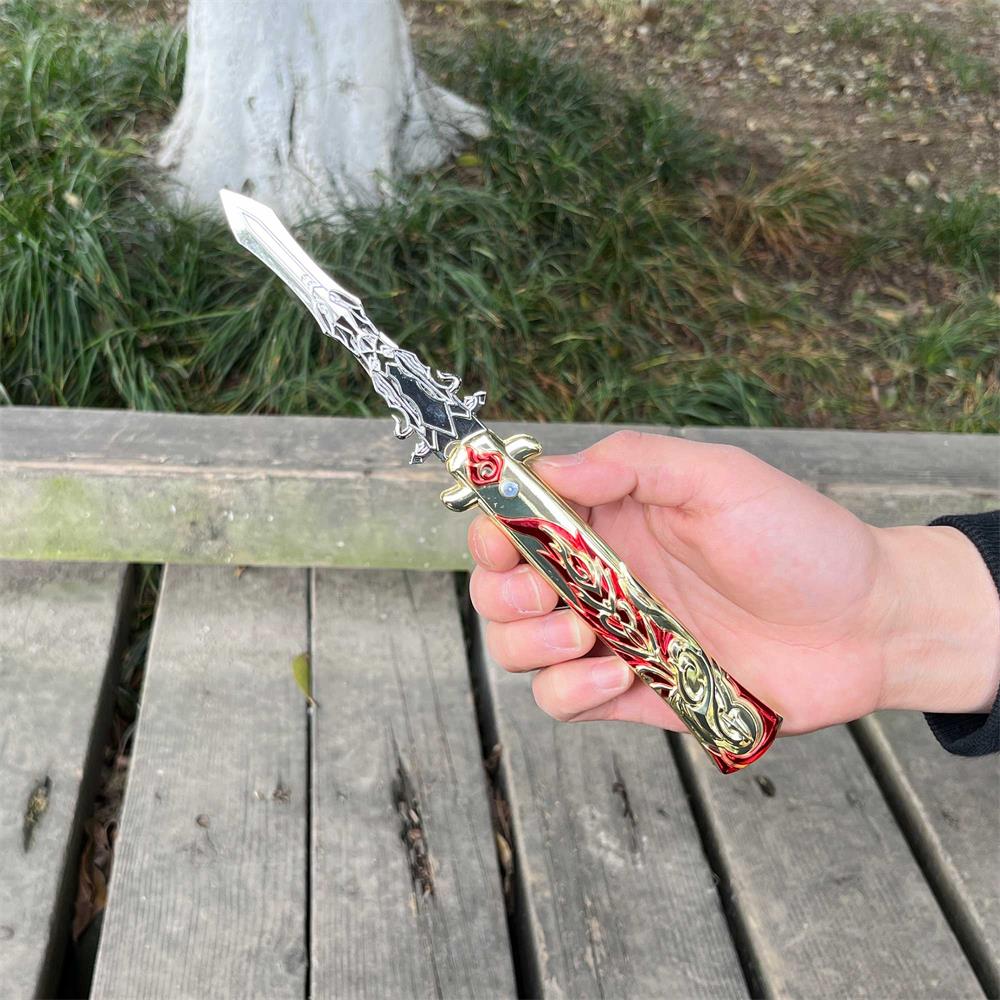 Staff of Homa Game Folding Knife Trainer Replica - Tophatter Daily Deals