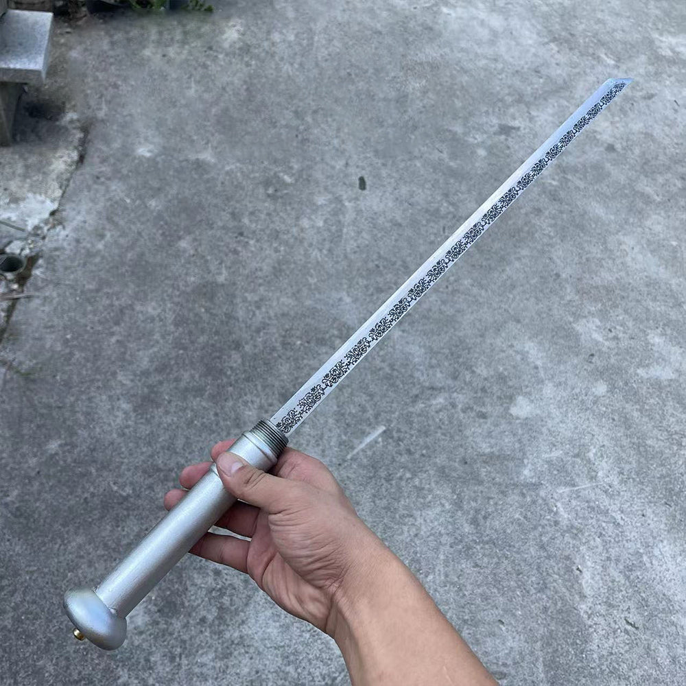 Baseball bat with reverse dagger Silver - Tophatter Daily Deals