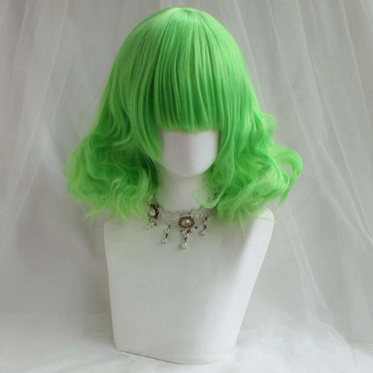 Touhou Project Kazami Yuuka Green Cosplay Wig Wig - Tophatter Daily Deals