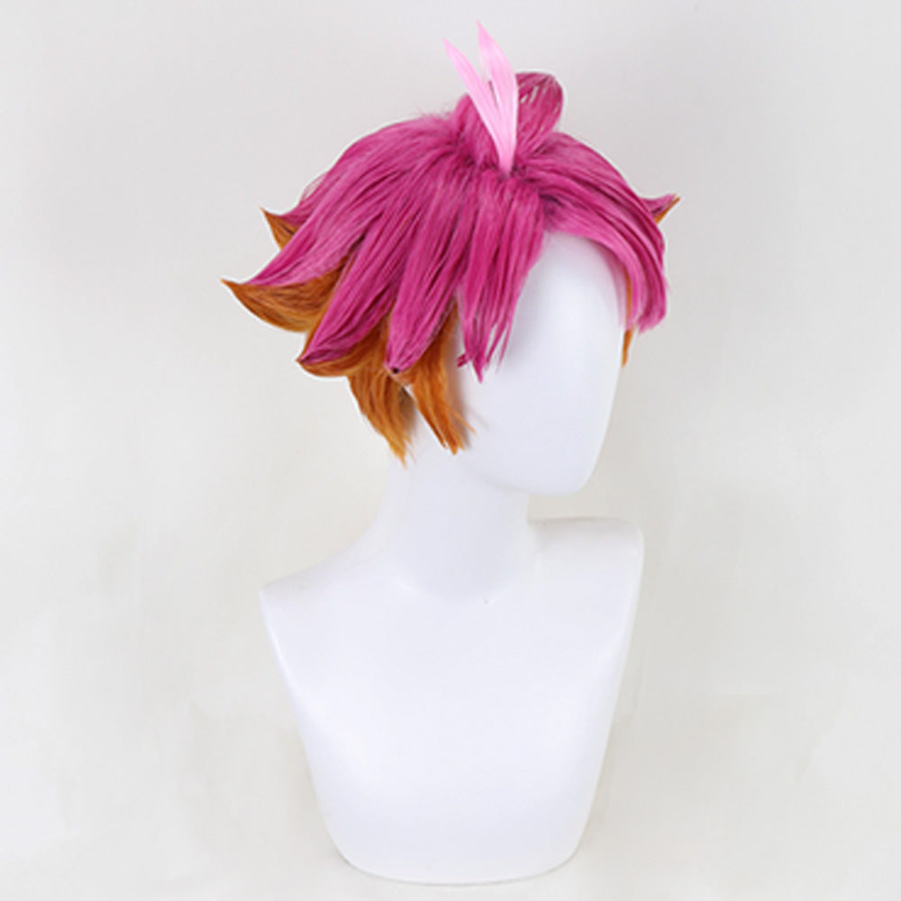 Pokemon Scarlet and Violet The Hidden Treasure of Area Zero Crispin Red Orange Cosplay Wig Wig - Tophatter Daily Deals
