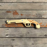 Assembled Firelock Wooden Rubber Band Gun Model Kit - Tophatter Daily Deals