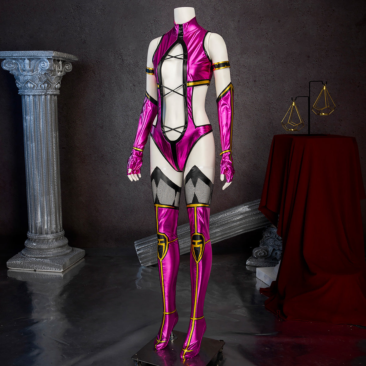 Halloween Mortal Kombat Mileena Cosplay Costume Costume - Tophatter Daily Deals