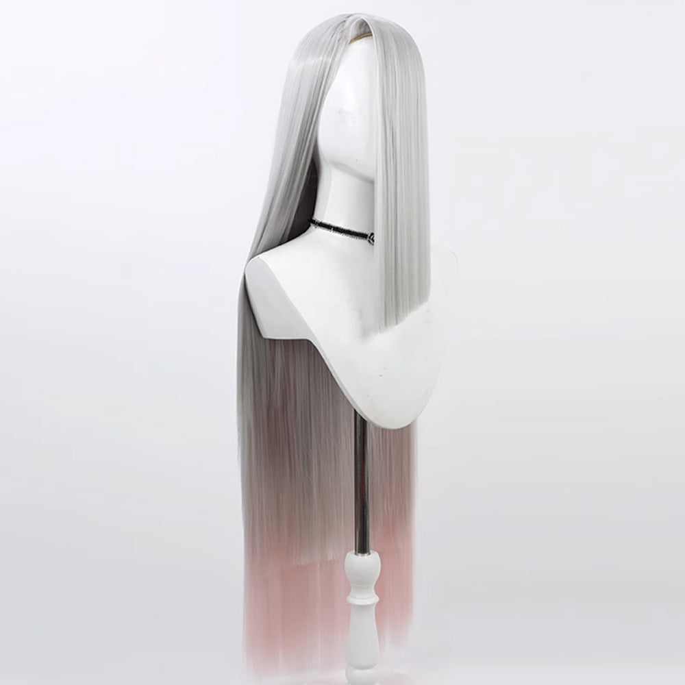 Hazbin Hotel Vaggie Silver Pink Cosplay Wig Wig - Tophatter Daily Deals