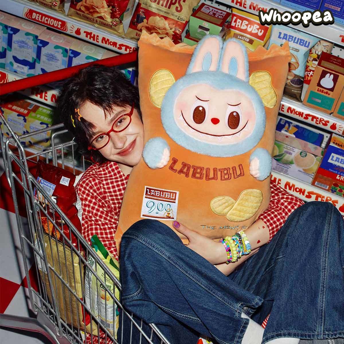 THE MONSTERS Wacky Mart Series-Pillow (Chips) - Tophatter Daily Deals