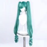 2024 Snow Virtual Girl Vocal Idol Halloween Green Cosplay Wig Wig - Tophatter Daily Deals