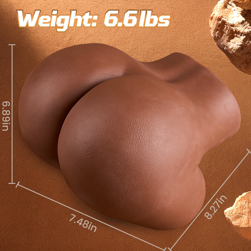 Lara - 6.6lbs Round and Sweet Nurse Ass Dual Channel Realistic Butt Male Masturbator Masturbators - Tophatter Daily Deals