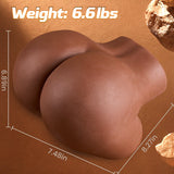 Lara - 6.6lbs Round and Sweet Nurse Ass Dual Channel Realistic Butt Male Masturbator Masturbators - Tophatter Daily Deals