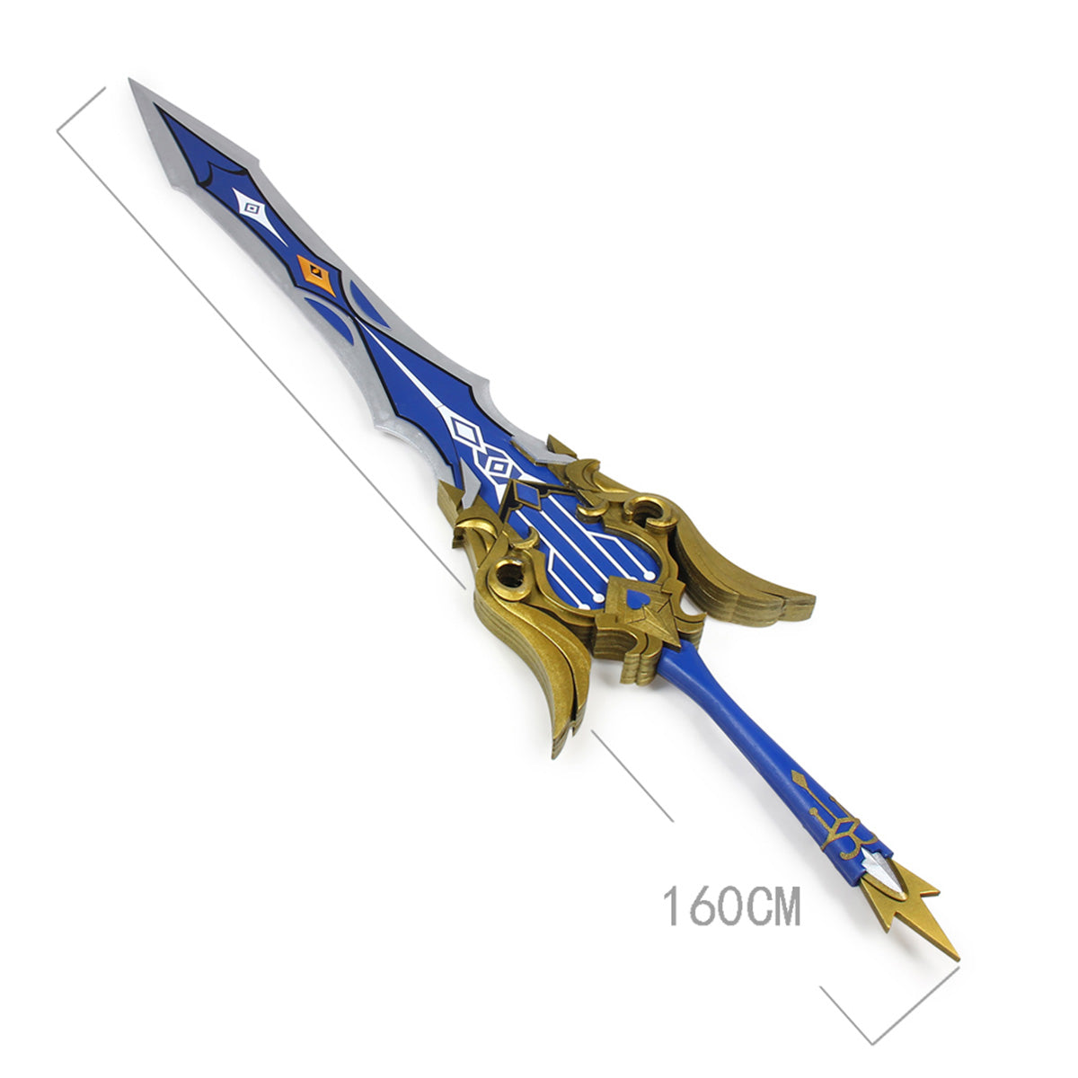 Genshin Impact Eula Song Of Broken Pines Cosplay Weapon Prop Prop - Tophatter Daily Deals