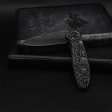 6 Skull Heads Folding Knife - Tophatter Daily Deals