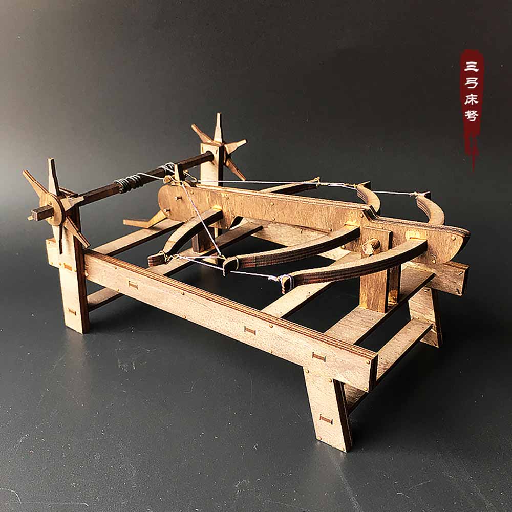AM008 3 Bow Ballista Wooden Models Military Models For Sale 3D Mechanical Model Kit - Tophatter Daily Deals
