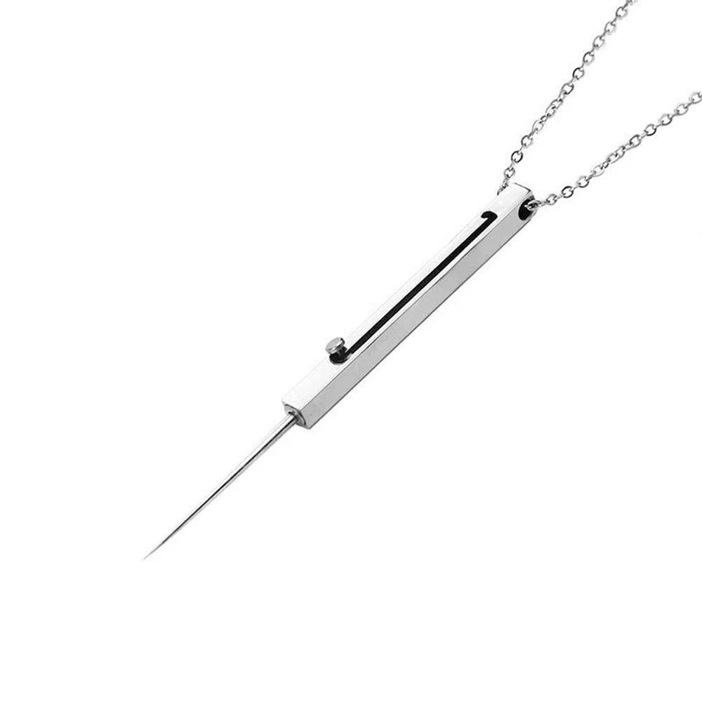 Metal Self Defense Necklace Needle Knife C - Tophatter Daily Deals