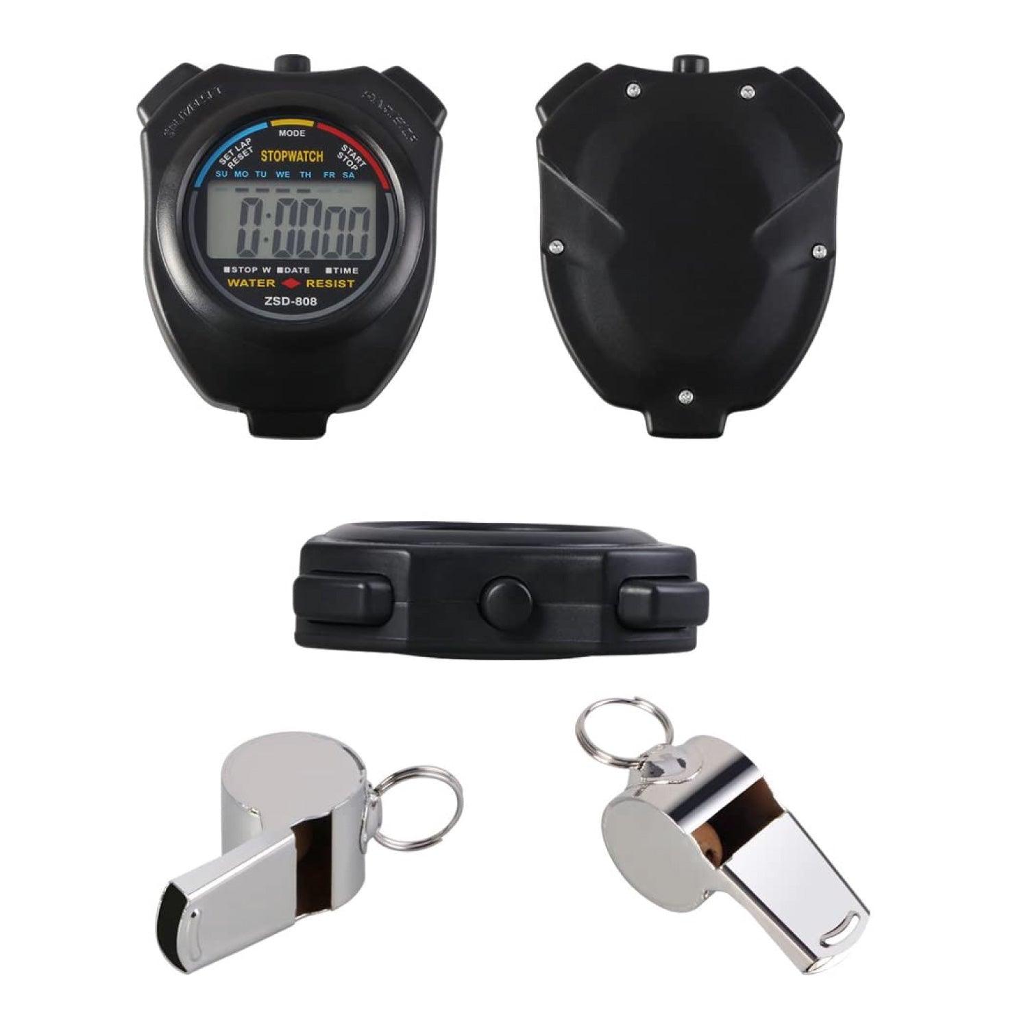 Sports and Referee Digital Stop Watch Timer - Digital Sport Stopwatch Timer, for Football, Basketball, Running, Swimming, Fitness Sports - Tophatter Daily Deals