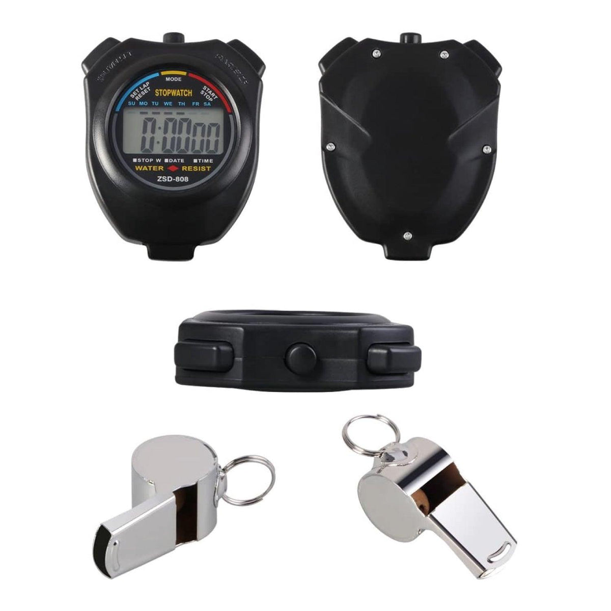 Sports and Referee Digital Stop Watch Timer - Digital Sport Stopwatch Timer, for Football, Basketball, Running, Swimming, Fitness Sports - Tophatter Daily Deals