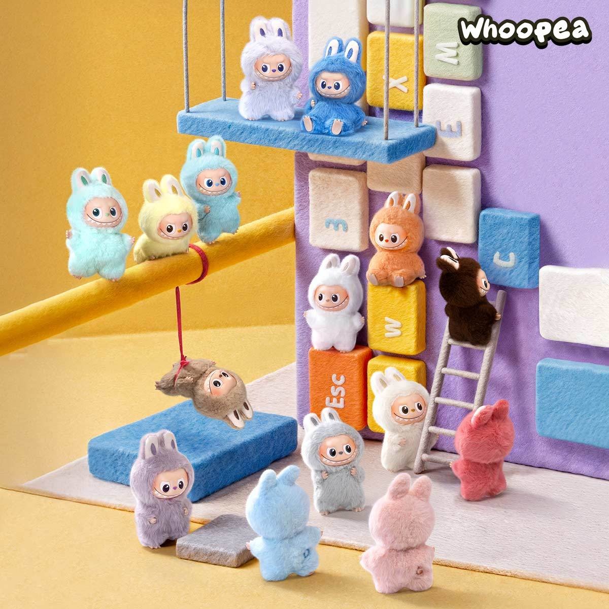 THE MONSTERS Pin for Love Series-Vinyl Plush Pendant Blind Box (A-M) - Tophatter Daily Deals