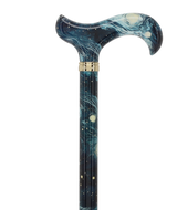 HD Pattern Designer Cane - Matching Handle & Shaft - Durable Adjustable Aluminum - Tophatter Daily Deals
