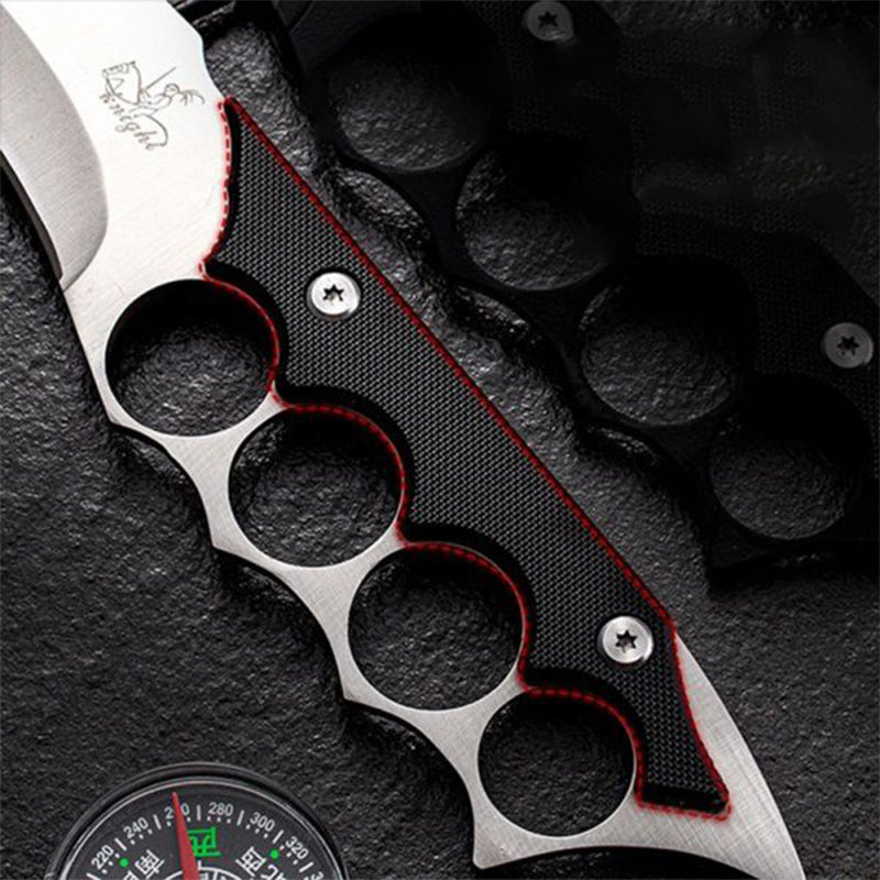Brass Knuckles Fighting Knife - Tophatter Daily Deals