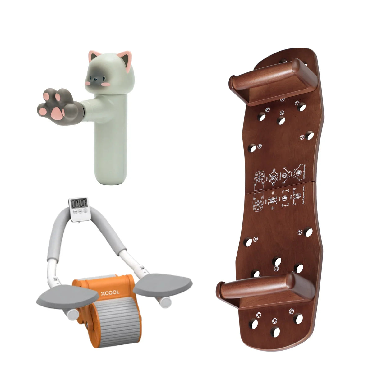 Portable Wooden Push-Up Board Fitness & Exercise - Tophatter Daily Deals