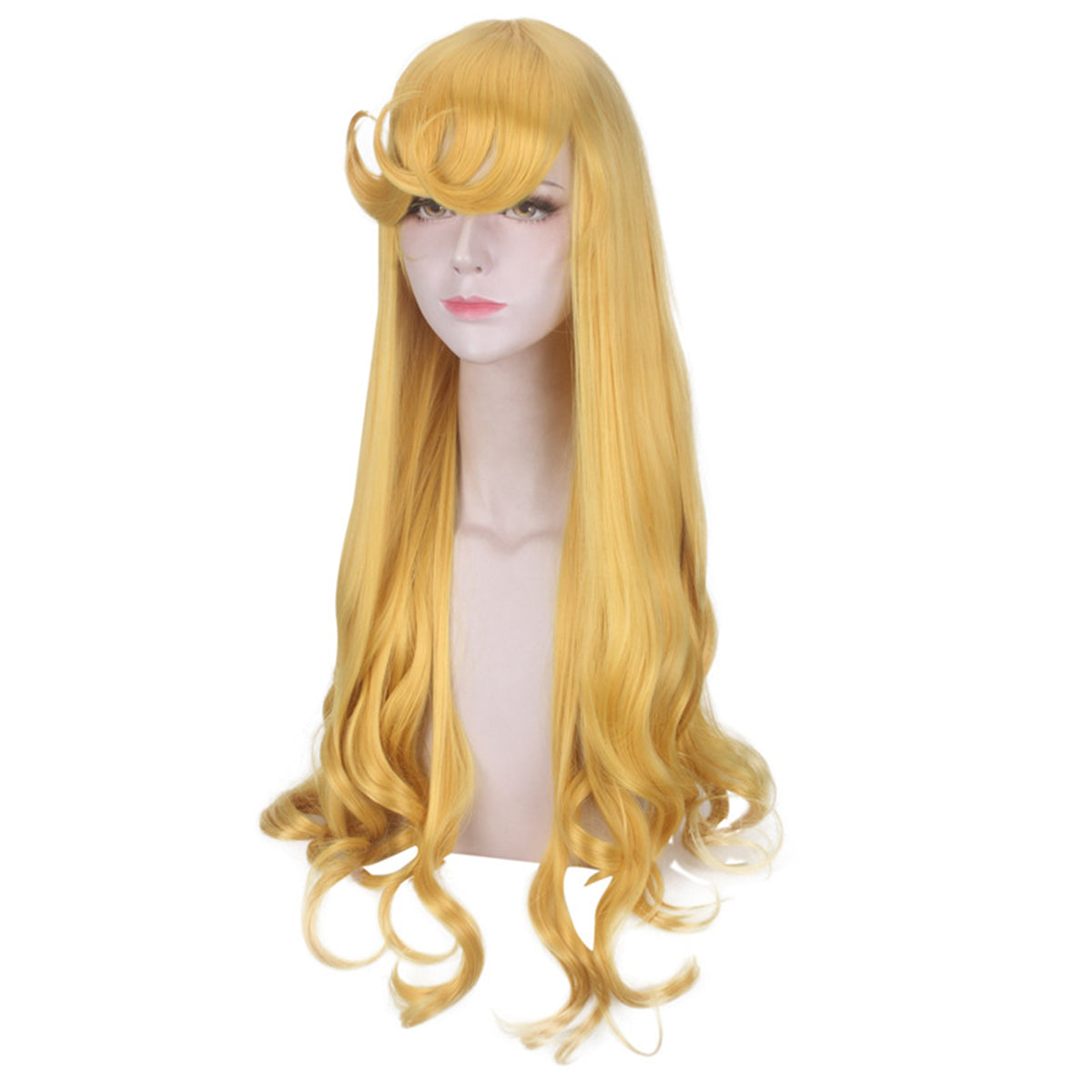 Lacos Disney Sleeping Beauty Aurora Princess Long Wavy Blonde Style Cosplay Wig Wig - Tophatter Daily Deals
