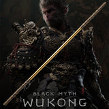 Black MYTH Wukong Golden Band Cudgel, Sage of Qi Tian Da Sheng Ruyi Golden Band Cudgel 150cm - Tophatter Daily Deals