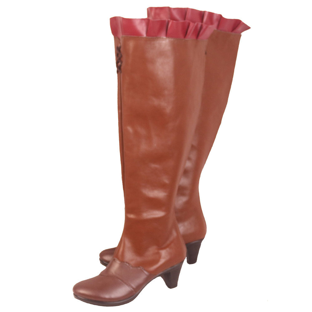 Black Clover Mimosa Vermilion Brown Shoes Cosplay Boots Shoes/Boots - Tophatter Daily Deals