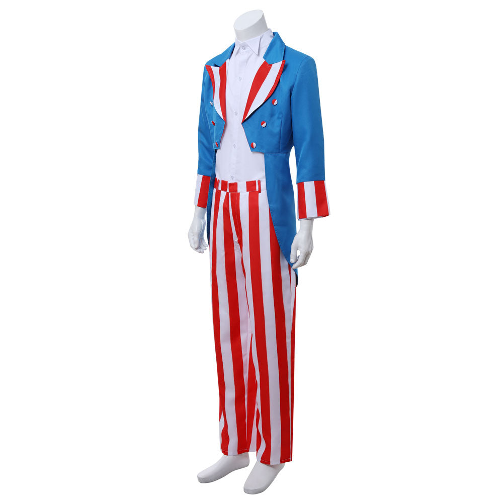 The Purge 3 : Election Year Uncle Sam Halloween Cosplay Costume - Tophatter Daily Deals
