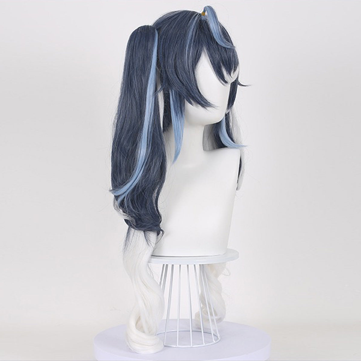 Vocal Idol Snow Virtual Girl 2025 Blue White Cosplay Wig Wig - Tophatter Daily Deals